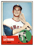 1963 Topps Baseball #548 Tom Satriano Angels EX-MT 531582