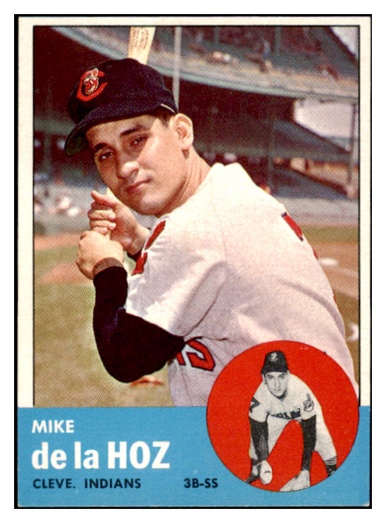 1963 Topps Baseball #561 Mike De La Hoz Indians EX-MT 531592