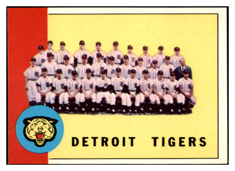 1963 Topps Baseball #552 Detroit Tigers Team EX-MT 531603