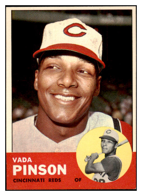 1963 Topps Baseball #265 Vada Pinson Reds NR-MT 531605