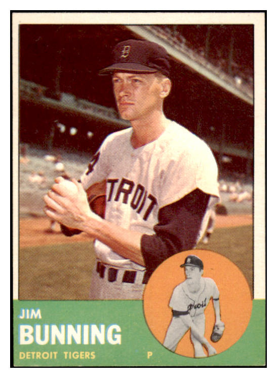 1963 Topps Baseball #365 Jim Bunning Tigers NR-MT 531606