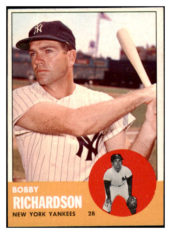 1963 Topps Baseball #420 Bobby Richardson Yankees NR-MT 531607