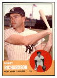 1963 Topps Baseball #420 Bobby Richardson Yankees NR-MT 531607