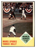 1963 Topps Baseball #144 World Series Game 3 Roger Maris NR-MT 531620