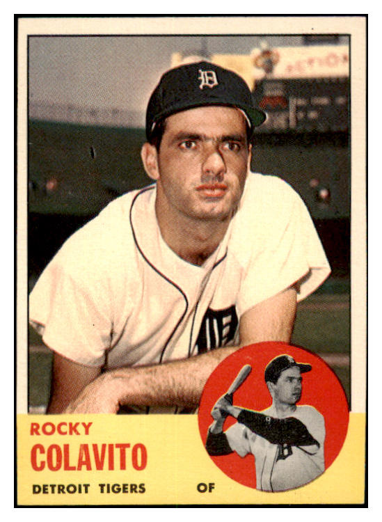 1963 Topps Baseball #240 Rocky Colavito Tigers NR-MT 531625