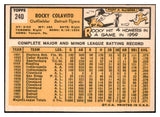 1963 Topps Baseball #240 Rocky Colavito Tigers NR-MT 531625