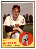 1963 Topps Baseball #108 Hoyt Wilhelm Orioles EX-MT 531626