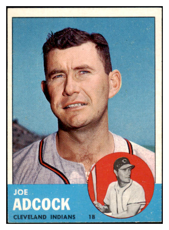 1963 Topps Baseball #170 Joe Adcock Indians EX-MT 531634