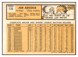 1963 Topps Baseball #170 Joe Adcock Indians EX-MT 531634