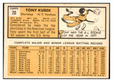1963 Topps Baseball #020 Tony Kubek Yankees EX-MT 531643