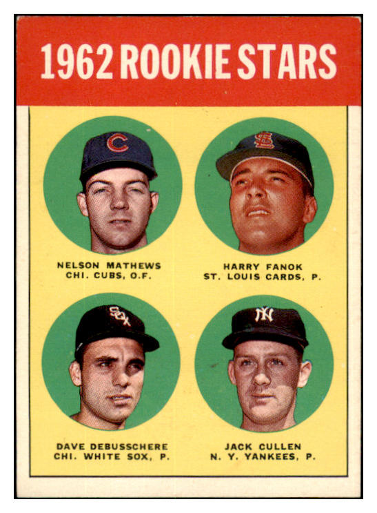 1963 Topps Baseball #054 Dave DeBusschere White Sox EX-MT Variation 531645