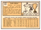 1963 Topps Baseball #470 Tom Tresh Yankees EX-MT 531657