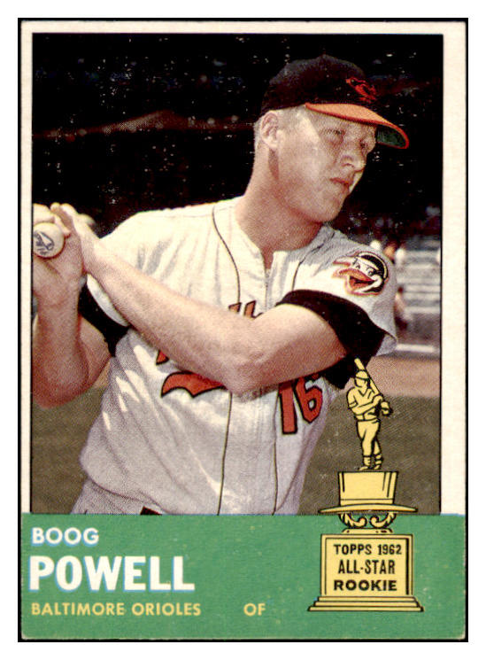 1963 Topps Baseball #398 Boog Powell Orioles EX-MT 531660