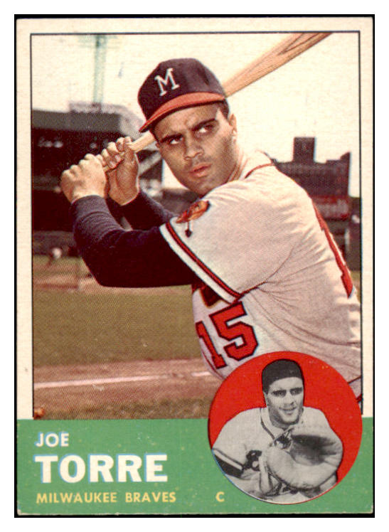 1963 Topps Baseball #347 Joe Torre Braves EX-MT 531662