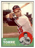 1963 Topps Baseball #347 Joe Torre Braves EX-MT 531662