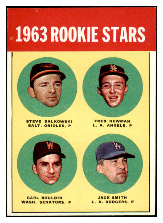 1963 Topps Baseball #296 Steve Dalkowski Orioles EX-MT 531663