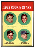 1963 Topps Baseball #296 Steve Dalkowski Orioles EX-MT 531663