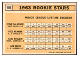 1963 Topps Baseball #296 Steve Dalkowski Orioles EX-MT 531663