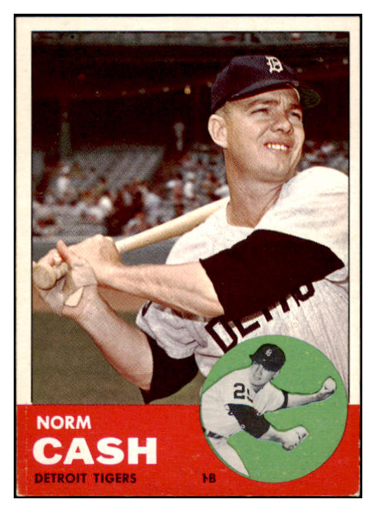 1963 Topps Baseball #445 Norm Cash Tigers EX-MT 531666