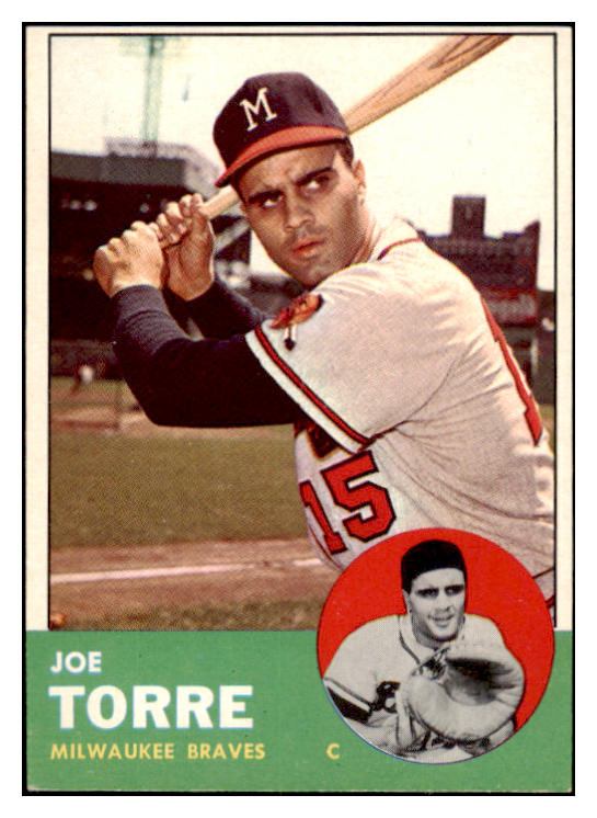 1963 Topps Baseball #347 Joe Torre Braves EX-MT 531667
