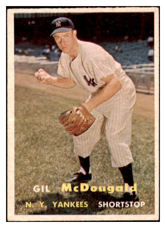1957 Topps Baseball #200 Gil McDougald Yankees EX-MT 531676