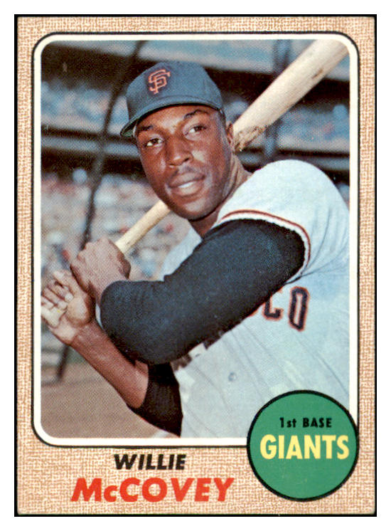 1968 Topps Baseball #290 Willie McCovey Giants EX-MT 531727