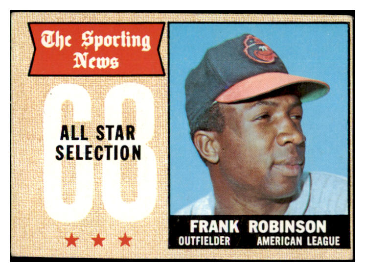 1968 Topps Baseball #373 Frank Robinson A.S. Orioles EX 531733
