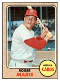 1968 Topps Baseball #330 Roger Maris Cardinals EX 531735