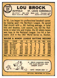 1968 Topps Baseball #520 Lou Brock Cardinals VG-EX 531739