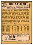 1968 Topps Baseball #575 Jim Palmer Orioles VG-EX 531740