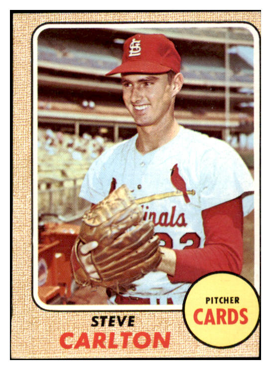 1968 Topps Baseball #408 Steve Carlton Cardinals VG-EX 531744