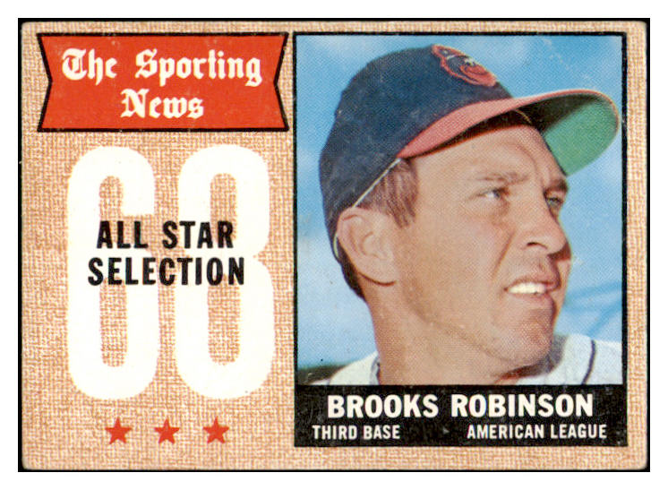 1968 Topps Baseball #365 Brooks Robinson A.S. Orioles VG-EX 531746