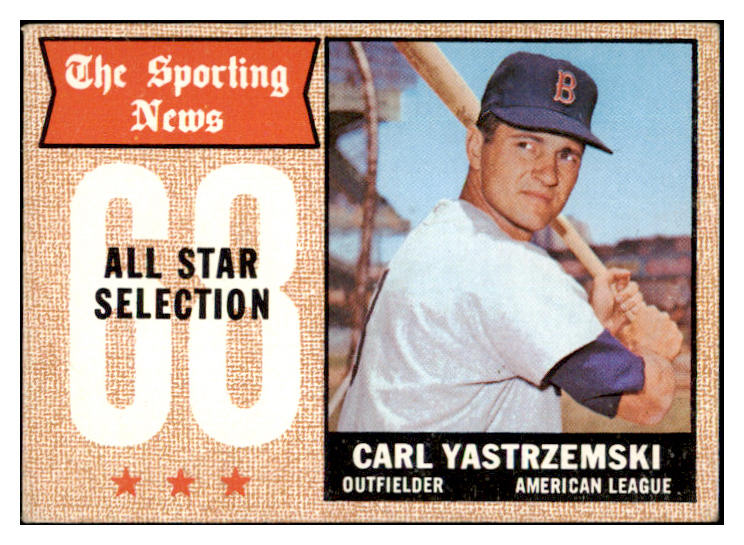 1968 Topps Baseball #369 Carl Yastrzemski A.S. Red Sox VG-EX 531747