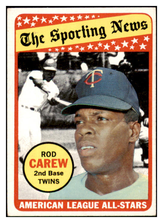 1969 Topps Baseball #419 Rod Carew A.S. Twins EX 531760