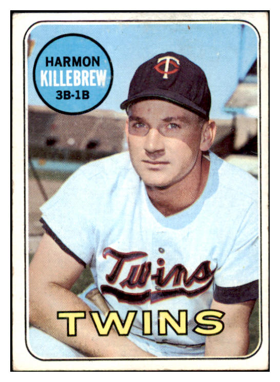 1969 Topps Baseball #375 Harmon Killebrew Twins VG-EX 531769
