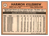 1969 Topps Baseball #375 Harmon Killebrew Twins VG-EX 531769
