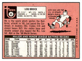1969 Topps Baseball #085 Lou Brock Cardinals EX 531771