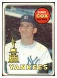 1969 Topps Baseball #237 Bobby Cox Yankees FR-GD 531774
