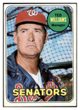 1969 Topps Baseball #650 Ted Williams Senators VG-EX 531776