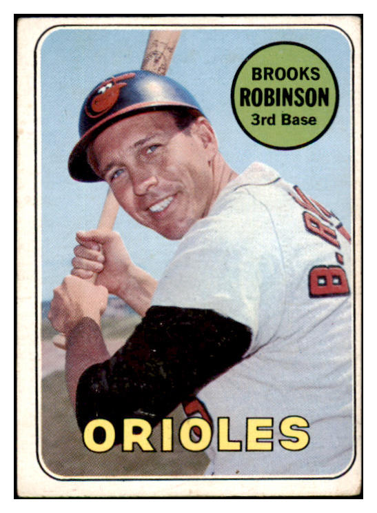 1969 Topps Baseball #550 Brooks Robinson Orioles VG-EX 531777