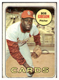 1969 Topps Baseball #200 Bob Gibson Cardinals VG 531785