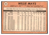 1969 Topps Baseball #190 Willie Mays Giants VG 531786