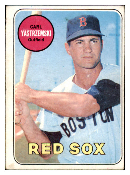 1969 Topps Baseball #130 Carl Yastrzemski Red Sox VG-EX 531787