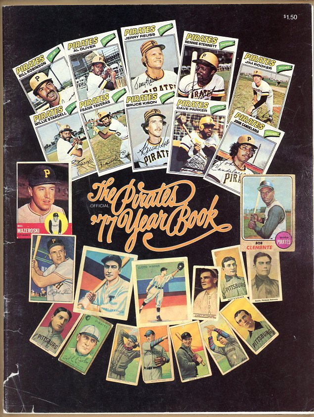1977 Pittsburgh Pirates Yearbook VG-EX Stargell Parker 531788