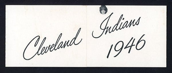 1946 Cleveland News Cleveland Indians Team Photo VG Feller 531794