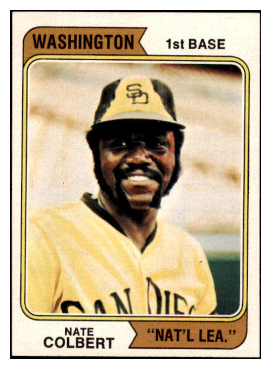 1974 Topps Baseball #125 Nate Colbert Padres NR-MT Variation 531821