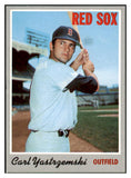 1970 Topps Baseball #010 Carl Yastrzemski Red Sox VG-EX 531826