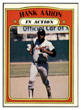1972 Topps Baseball #300 Hank Aaron IA Braves EX-MT 531827