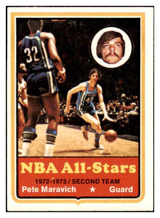 1973 Topps Basketball #130 Pete Maravich Hawks VG 531831