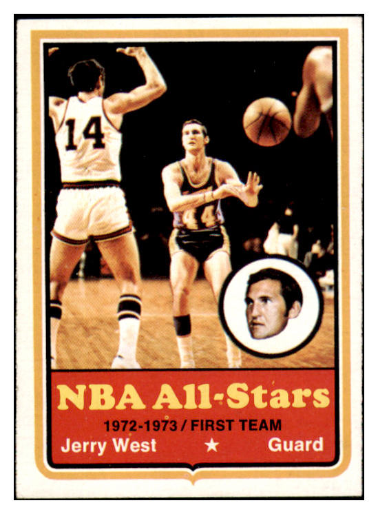 1973 Topps Basketball #100 Jerry West Lakers VG-EX 531832